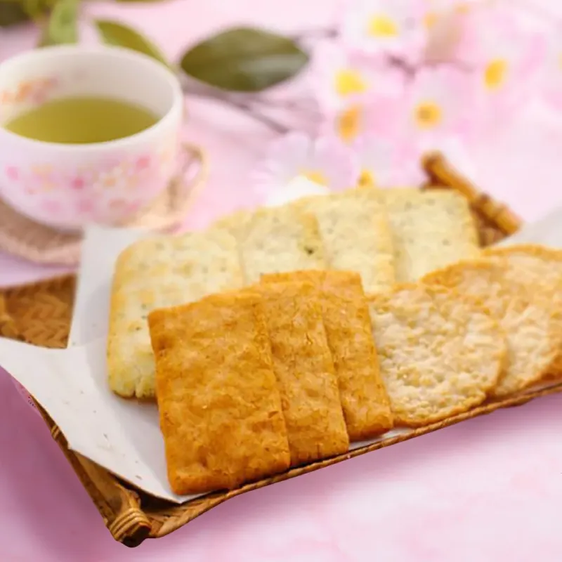 国産米煎餅おいしさいろいろ