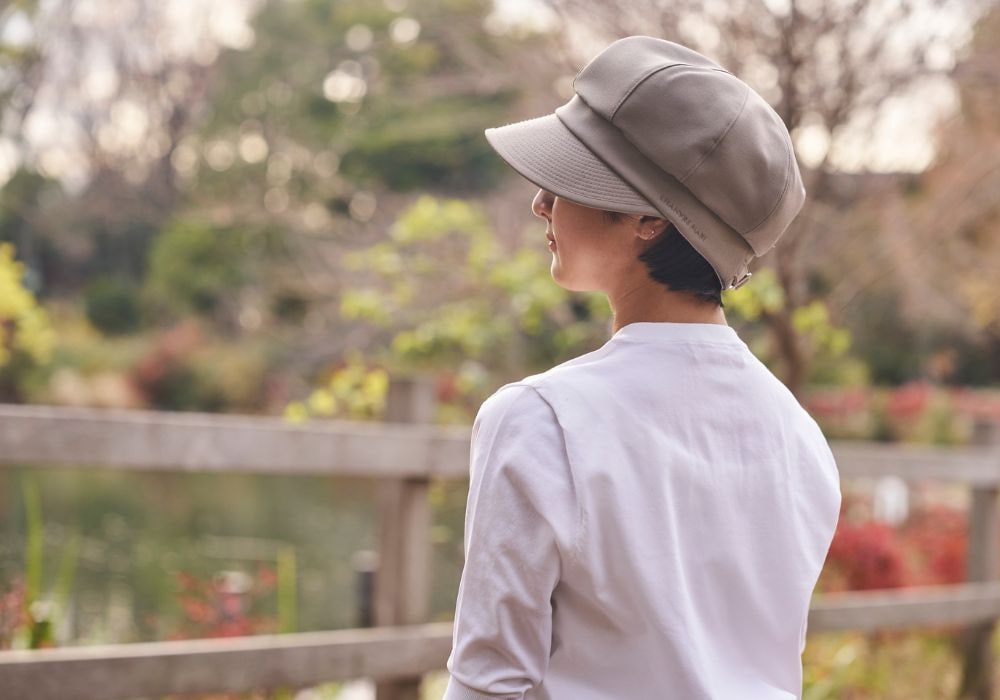 シャンヴルマキ＊医療用帽子 医療用ファッション帽子 脱がなくていい帽子 CHANVRE MAKI