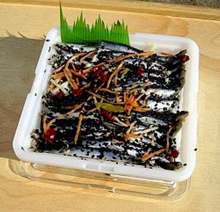 イワシのゴマ漬け