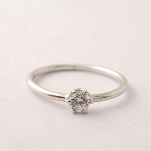 mollive SIMPLE ENGAGEMENT RING-PT900