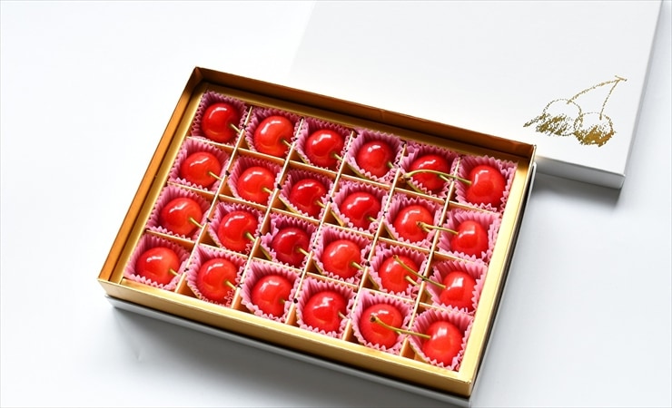 温室さくらんぼ 紅秀峰 チョコ箱（24粒） 2Lサイズ〈送料込み〉【OV
