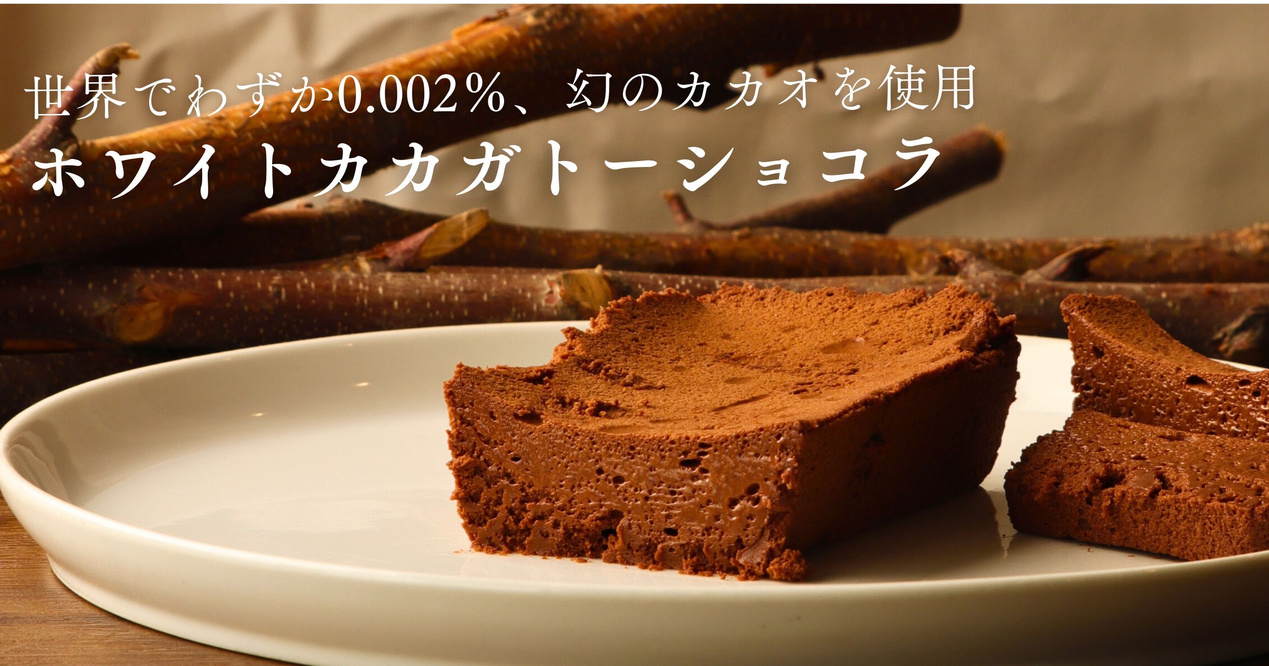 ホワイトカカオガトーショコラ