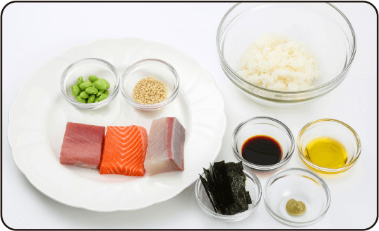 海鮮寿司 材料