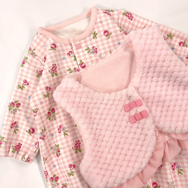 ベビー服 赤ちゃん 服 ベビー ツーウェイオール 女の子 新生児 2wayオール ドレスオール 50 60 スウィートガールベスト付き新生児ツーウェイ オール アイテムで探す 2wayオール ベビー服 ベビー用品の通販 チャックルベビー本店 Chucklebaby