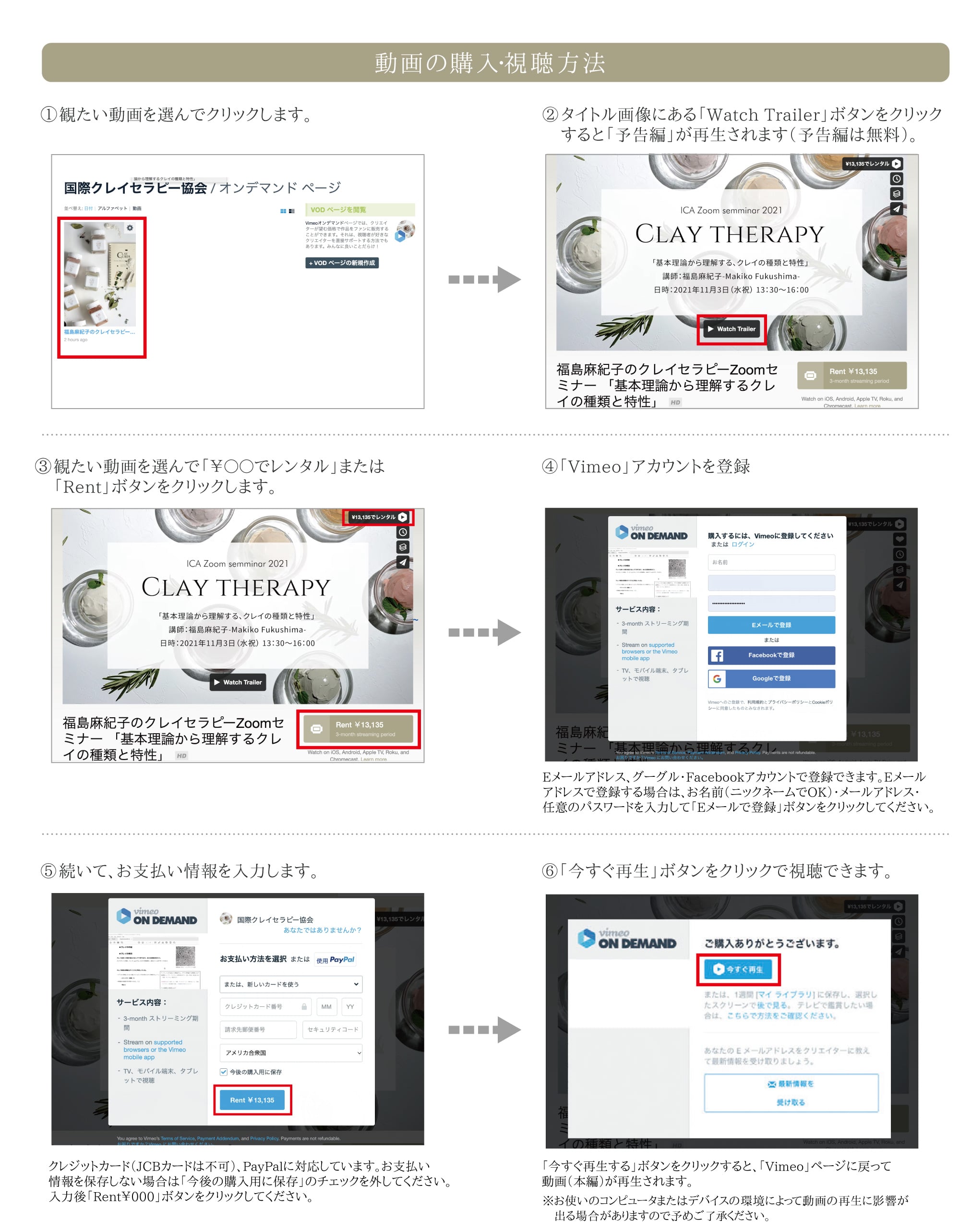 セミナー動画購入方法