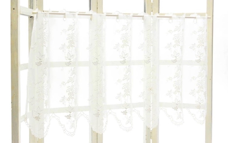 レース,通販,のれん,バラ,ローズ,刺繍