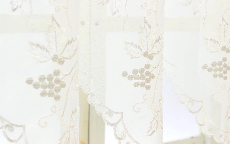 レース,通販,のれん,バラ,ローズ,刺繍