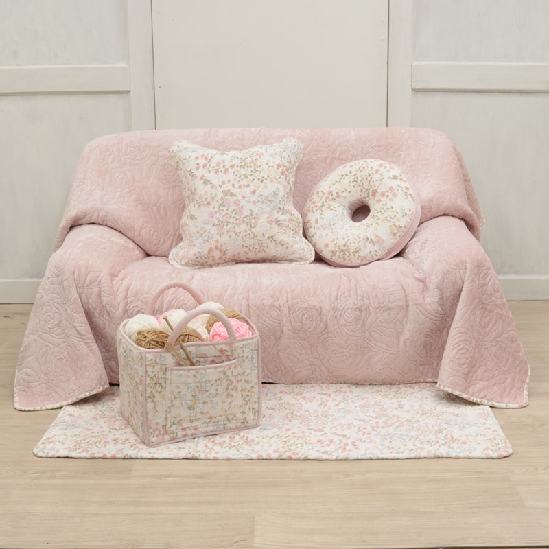 ロングマット 立体プリント マイクロファイバー キルト 約50×120cm