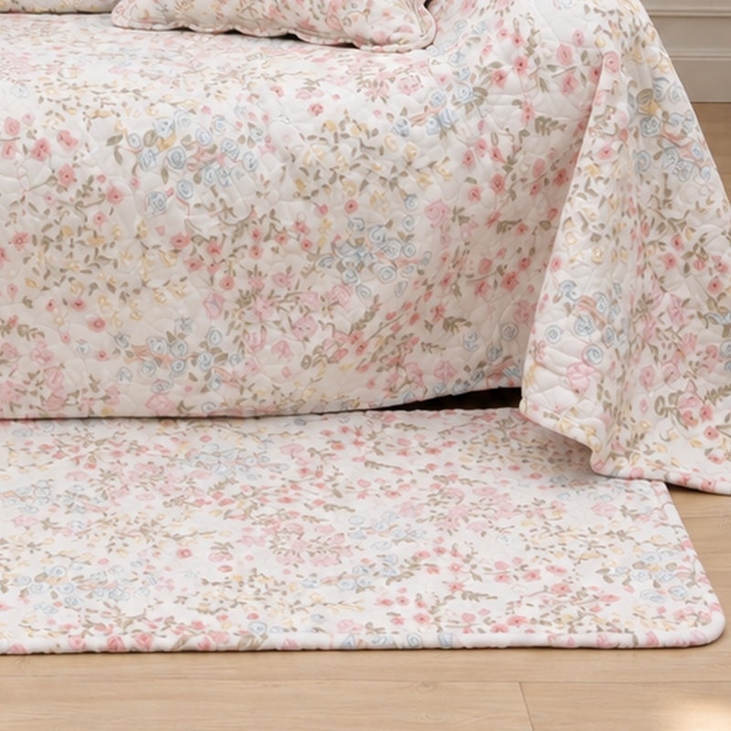 ロングマット 立体プリント マイクロファイバー キルト 約50×120cm
