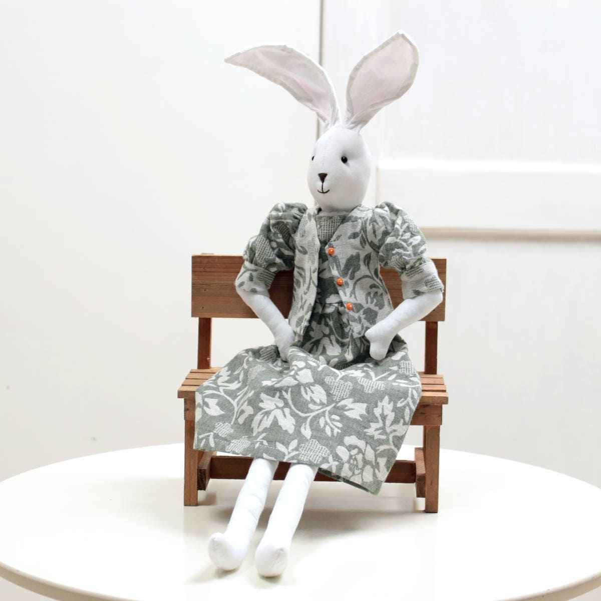 着せ替え対応うさぎちゃん用 ワンピース&ベスト ami-brugge,アミブル,着せ替え,うさぎちゃん