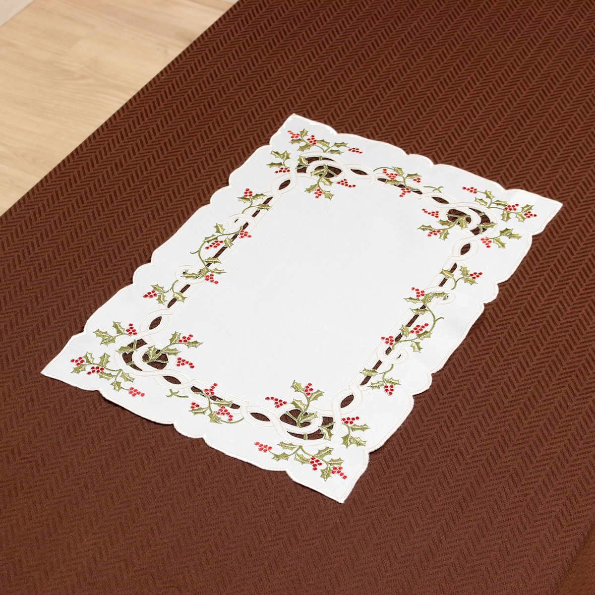 ami-brugge,アミブルージュ,レース,通販,クリスマス,センター,刺繍