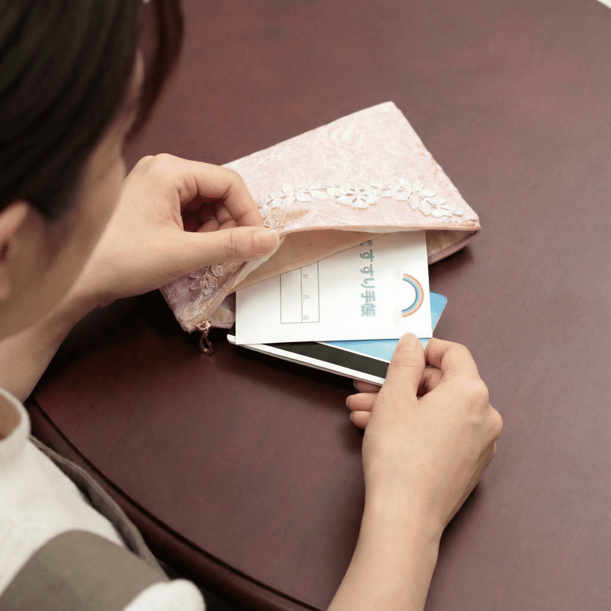 フラットポーチ シェニール織 約13×21cm [Elisea]｜インテリアレース