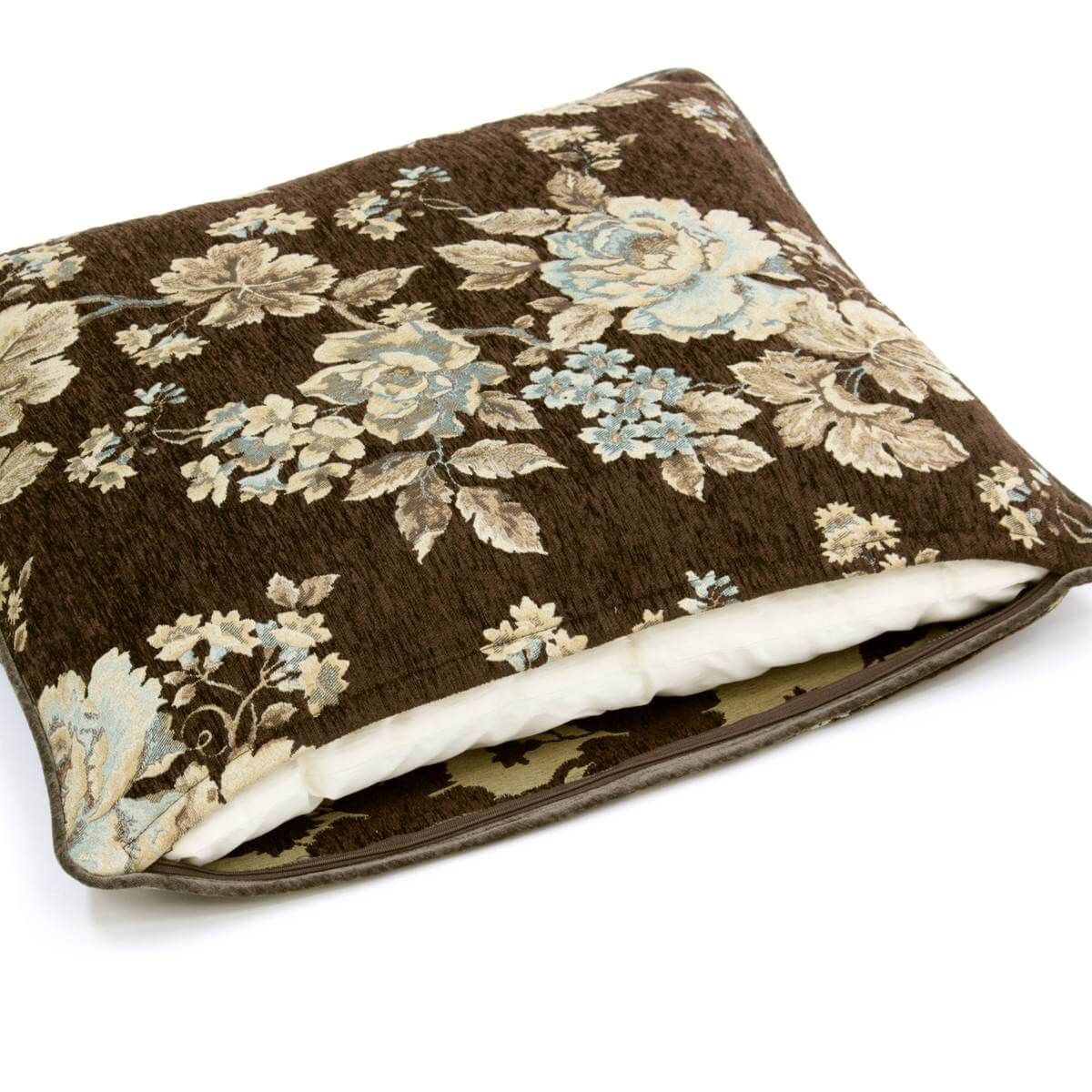 Matilda シェニール織 座布団カバー 約55 59cm アミ ブルージュ レース 刺繍 インテリア雑貨のお店