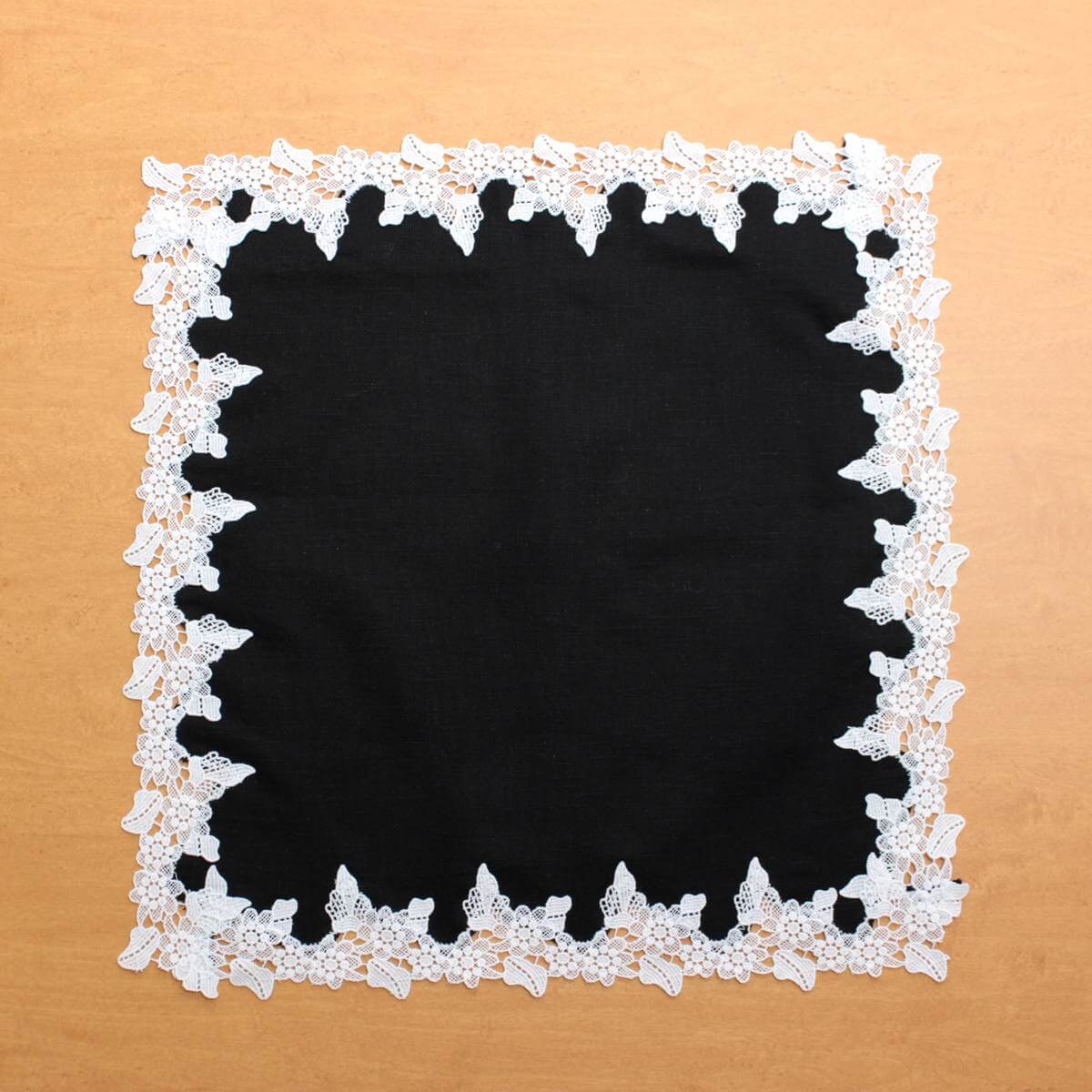 アミブルージュ,通販,レース,ギュピールレース,小物,ハンカチ,ナチュラル