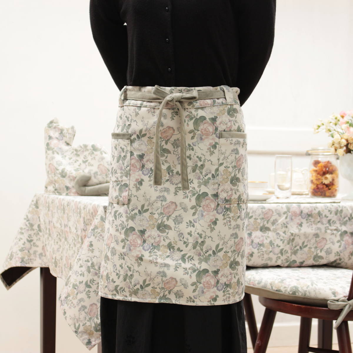 アミブルージュ,amibrugge,通販,インテリア,ファブリック,エプロン,前掛け