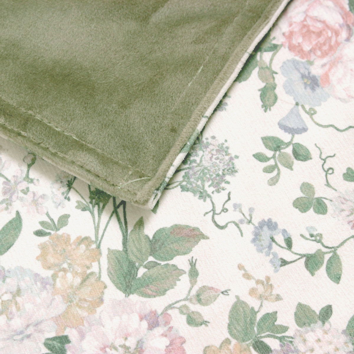 花柄布製ランチョンマット ミントン10枚 花柄布製ランチョンマット ミントン10枚