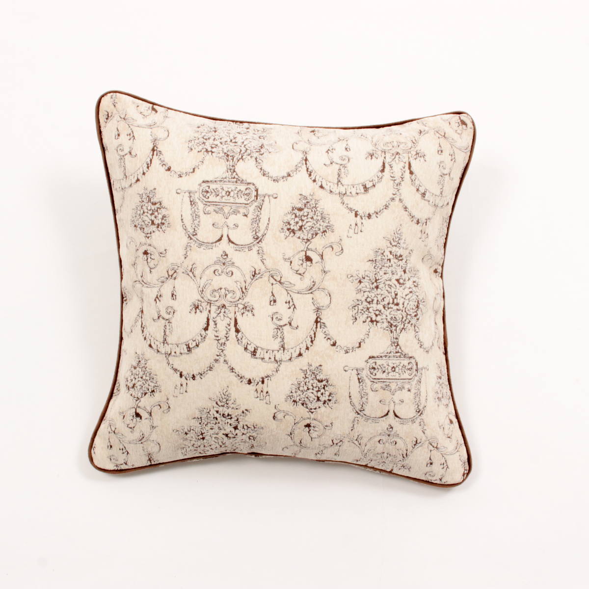 シェニール織 クッションカバー 約45×45cm [Toile Classique