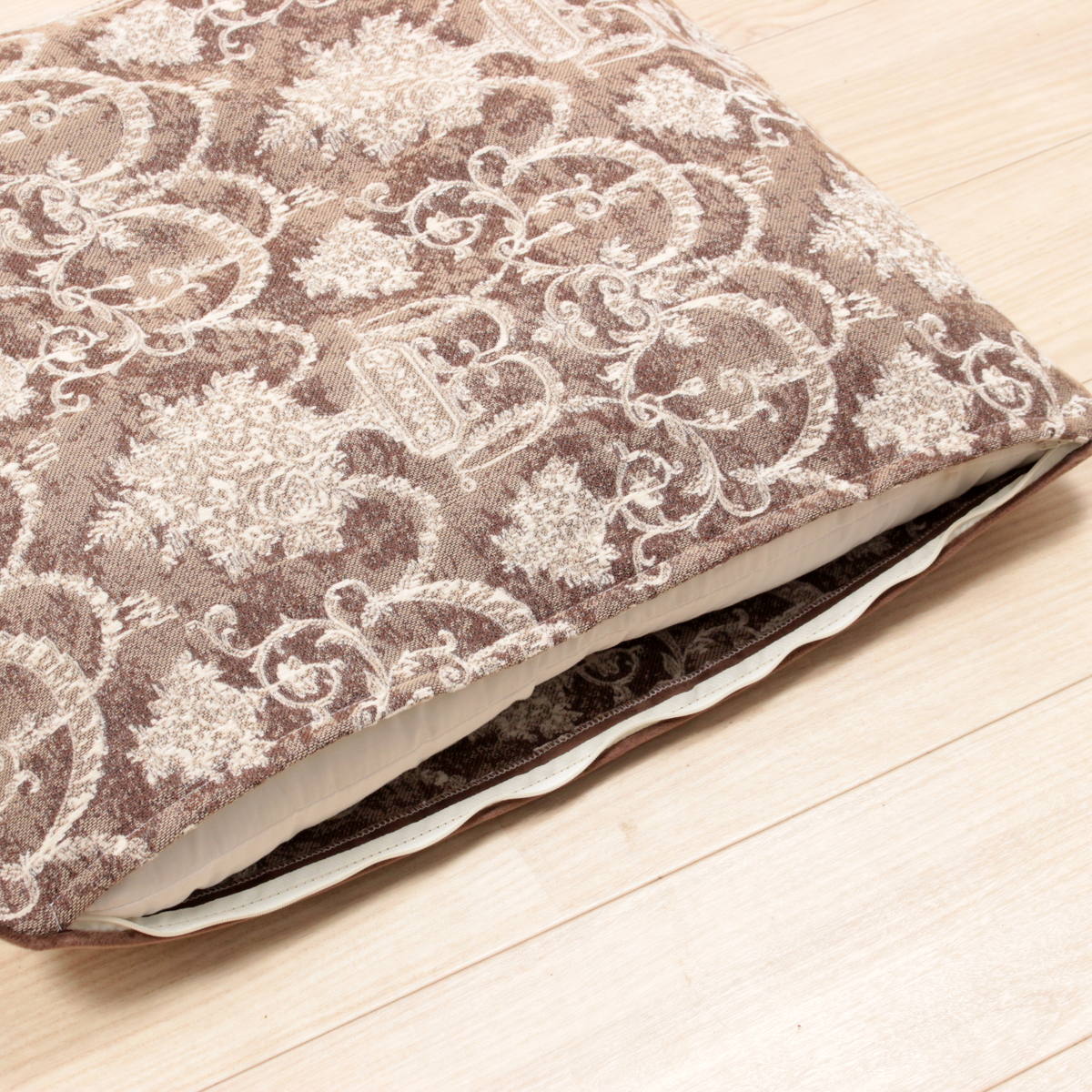 アミブルージュ,インテリア,トワルドジュイ,シェニール,座布団カバー,55×59