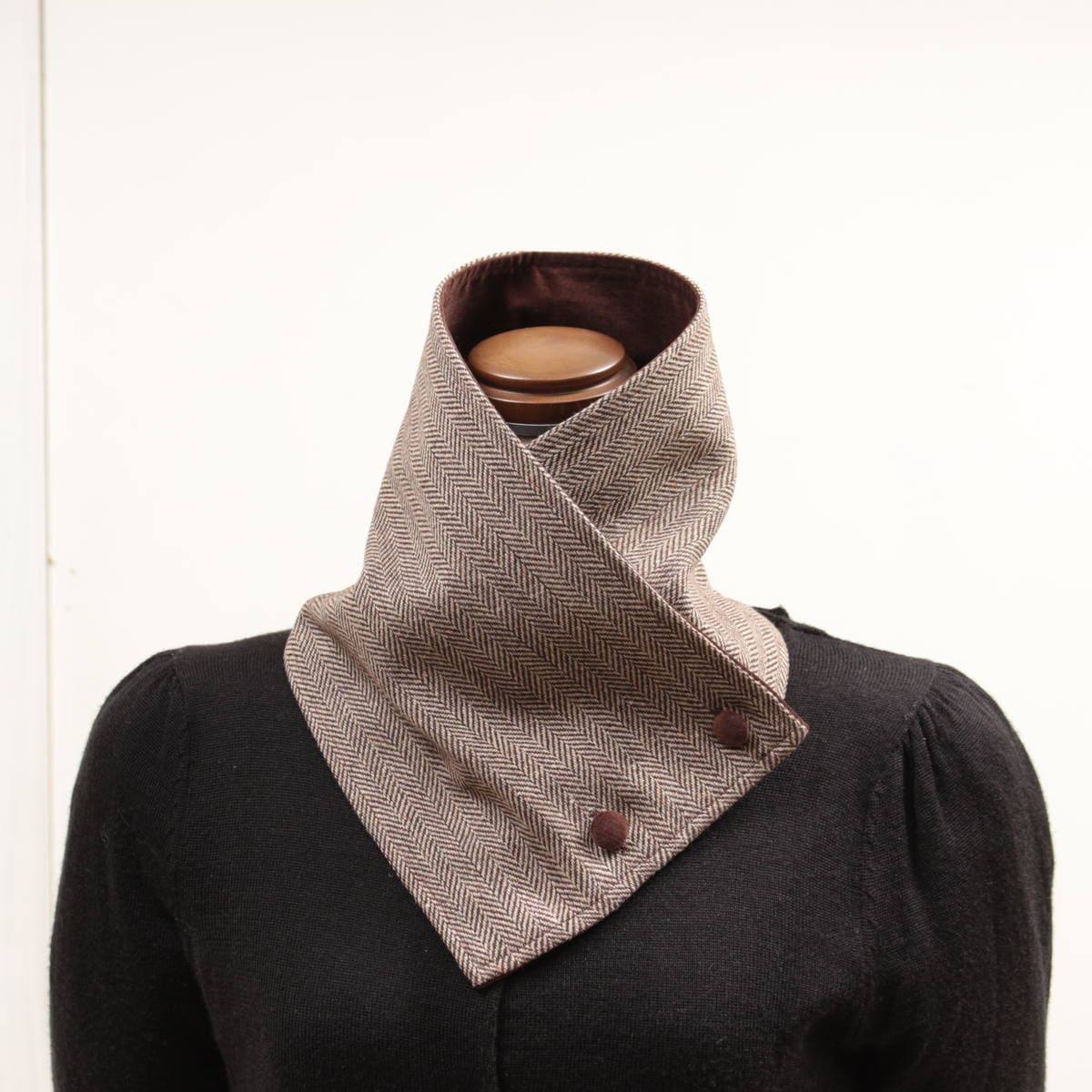 ネックウォーマー,マフラー,ツイード