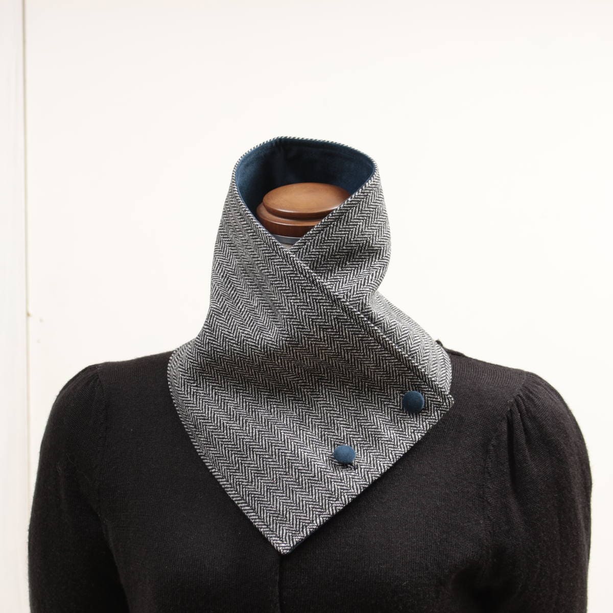 ネックウォーマー,マフラー,ツイード
