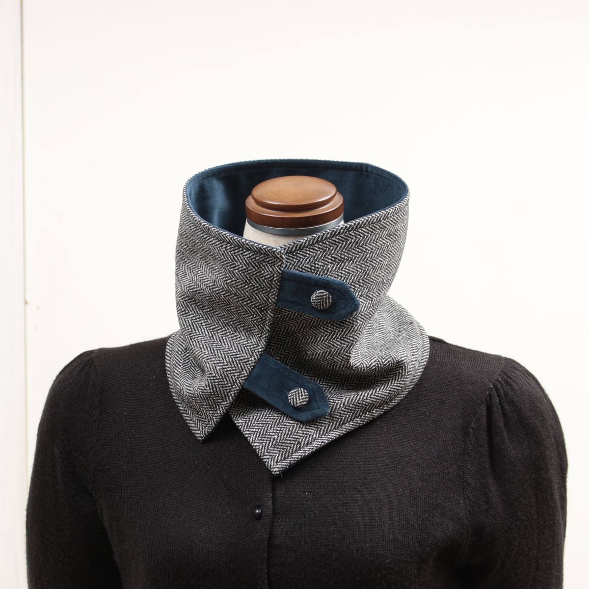 ネックウォーマー,マフラー,ツイード