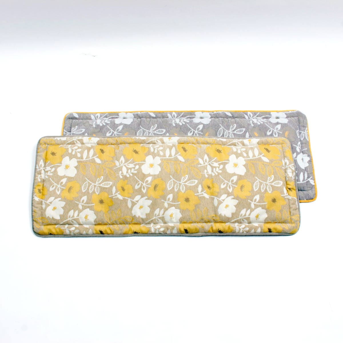 シェニール織 グリ・エ・ジョーヌのシートクッションのアップ アミブルージュ,懐かしい,シェニール織 グリ・エ・ジョーヌのシートクッション