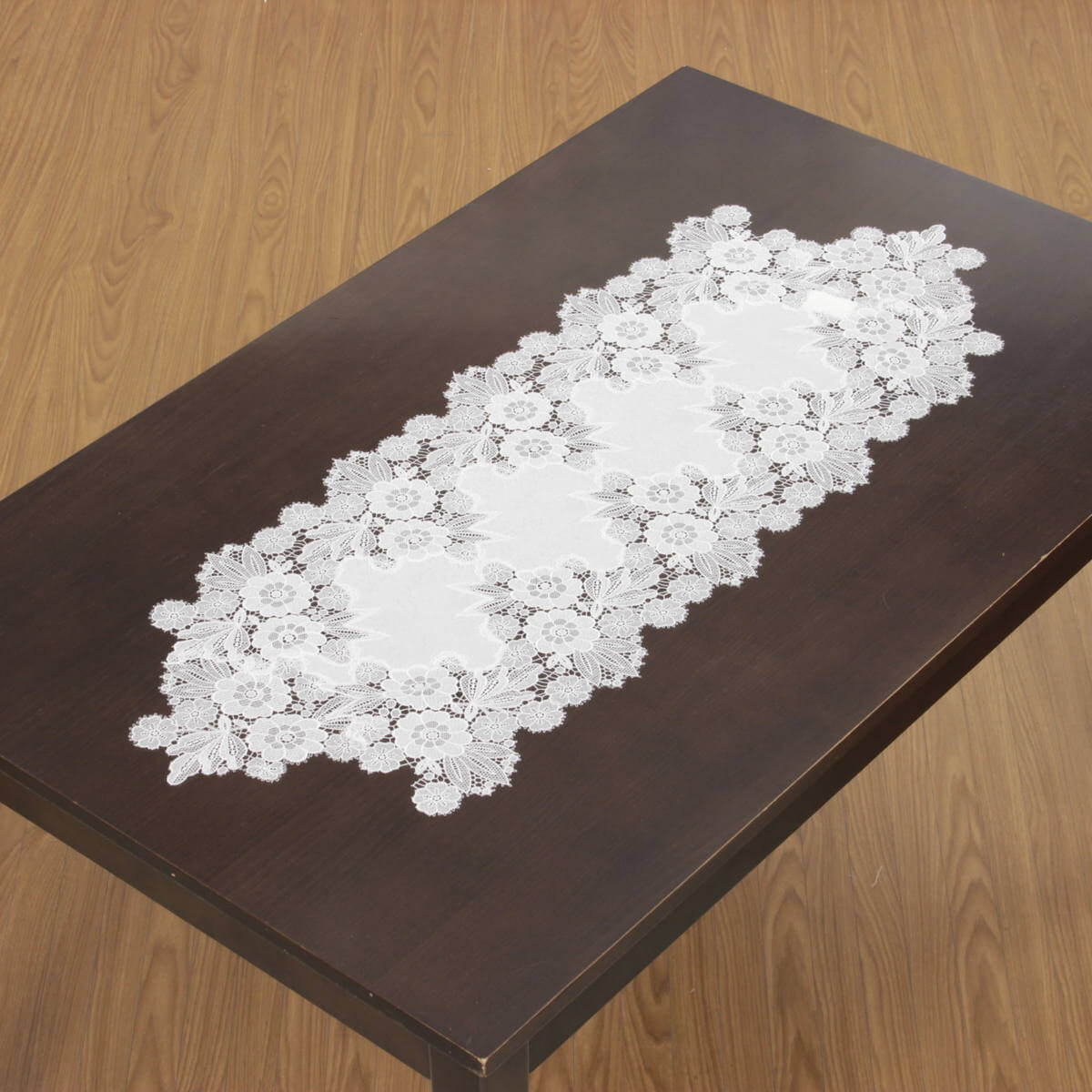 ルネッサンスレース　テーブルセンター floreale ギュピールレース テーブルセンター 約38×103cm｜インテリア