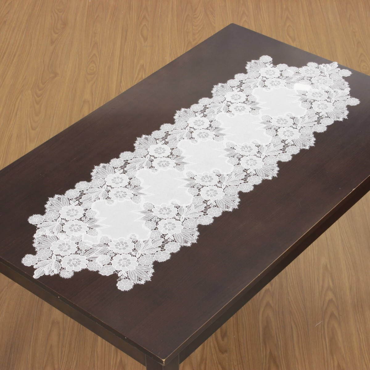 floreale ギュピールレース テーブルセンター 約38×120cm｜インテリア