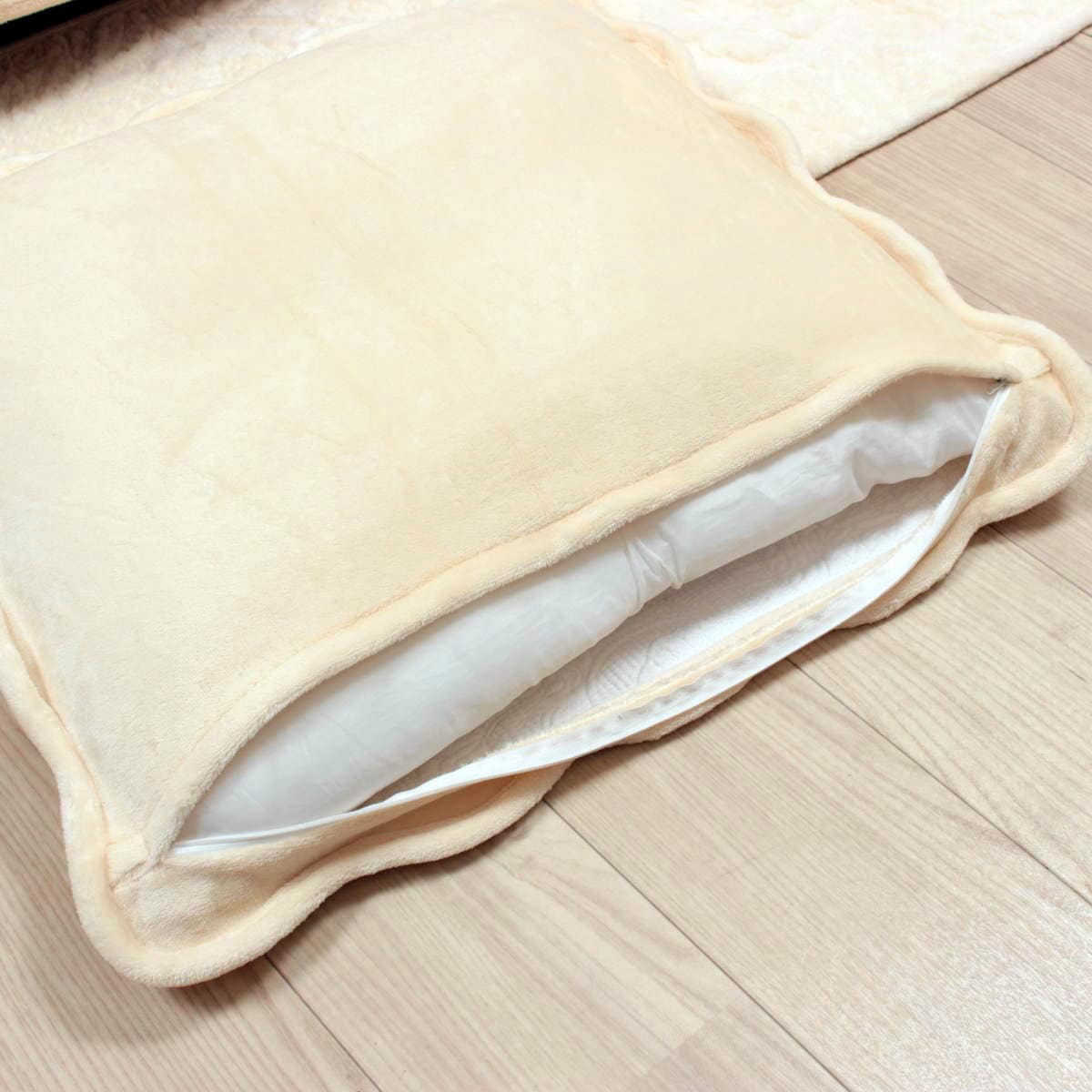 花柄マイクロファイバーキルト