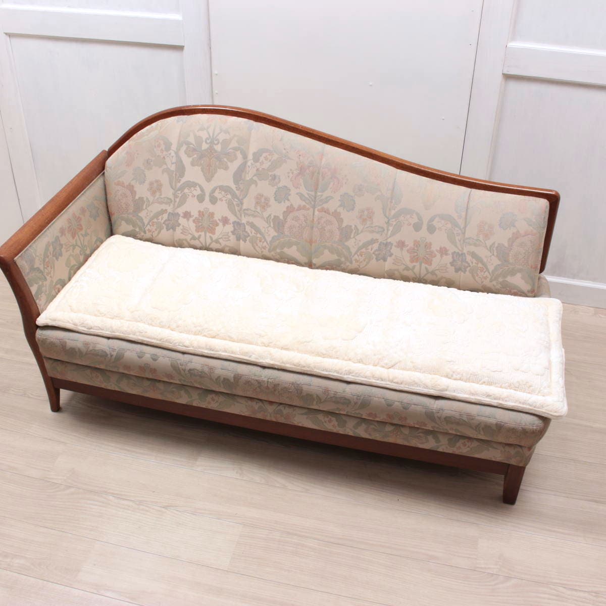 花柄マイクロファイバーキルト