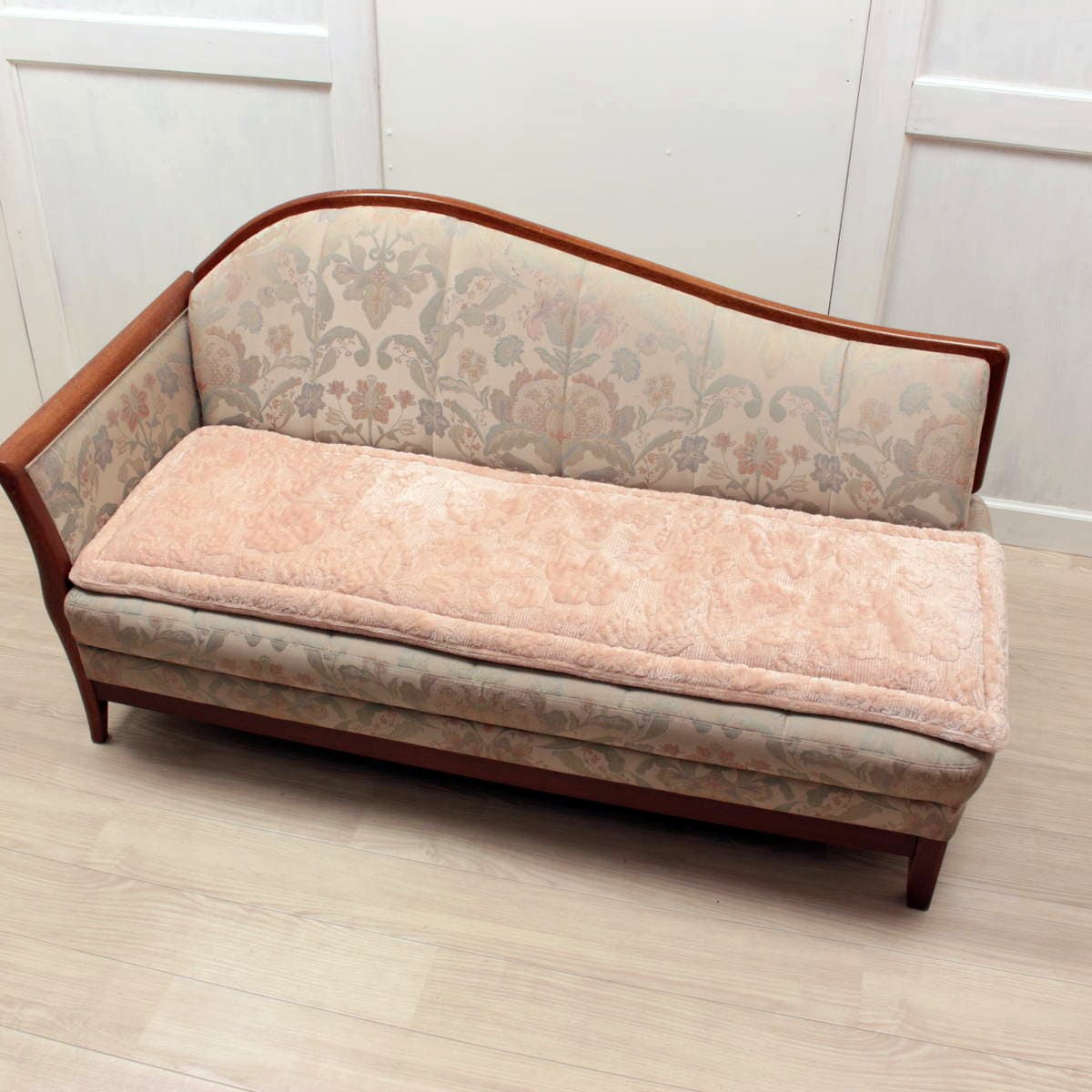 花柄マイクロファイバーキルト