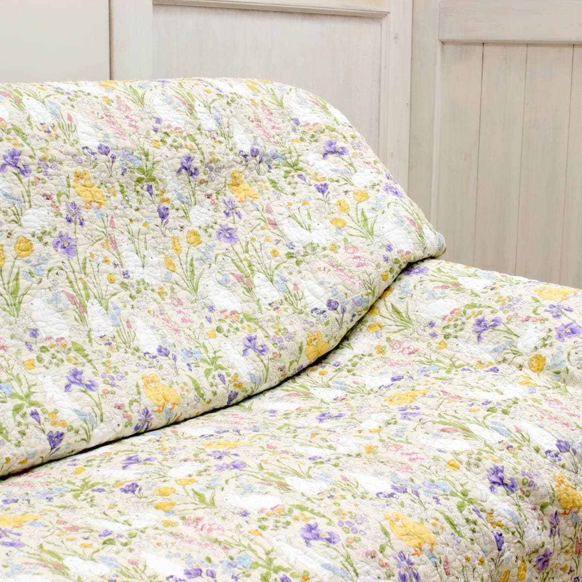 アミブルージュ,Lapin Quiltine,ラパンキルティーヌ,キルト,マルチカバー,ソファカバー,200×250