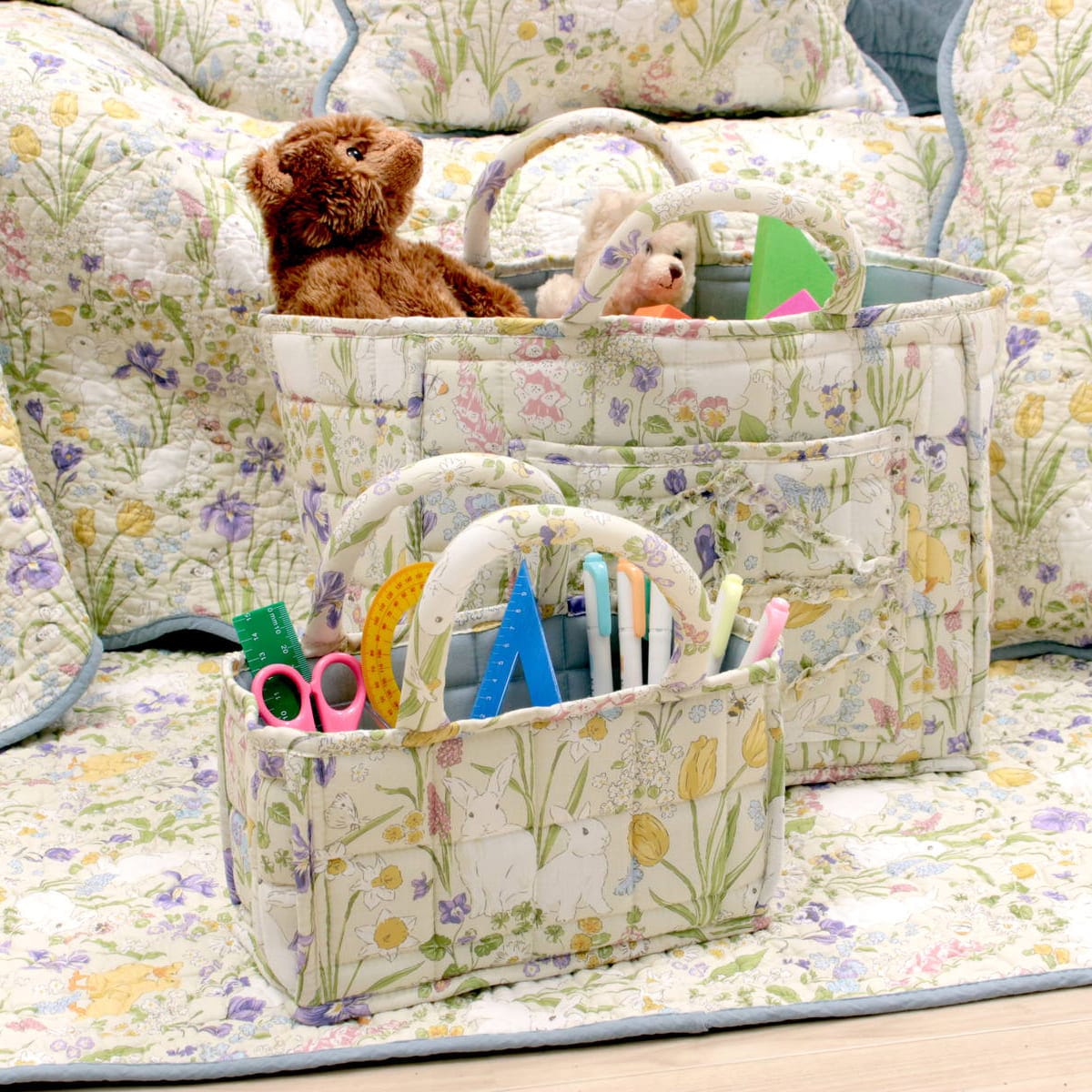 アミブルージュ,Lapin Quiltine,ラパンキルティーヌ,うさぎ柄,プリント,コットン