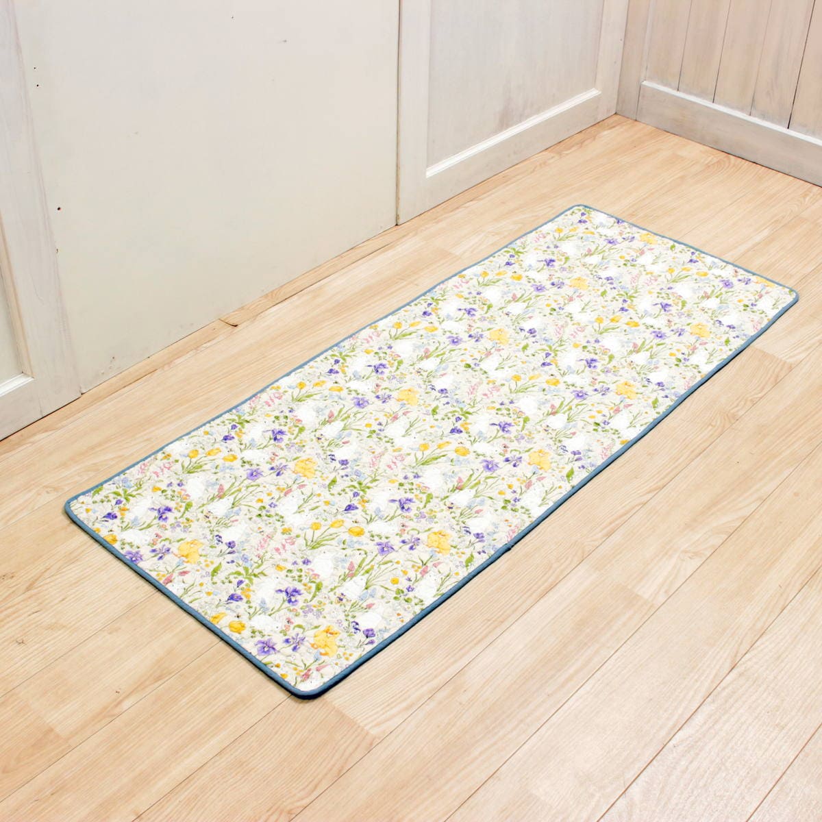 アミブルージュ,Lapin Quiltine,ラパンキルティーヌ,キルト,マット,足元