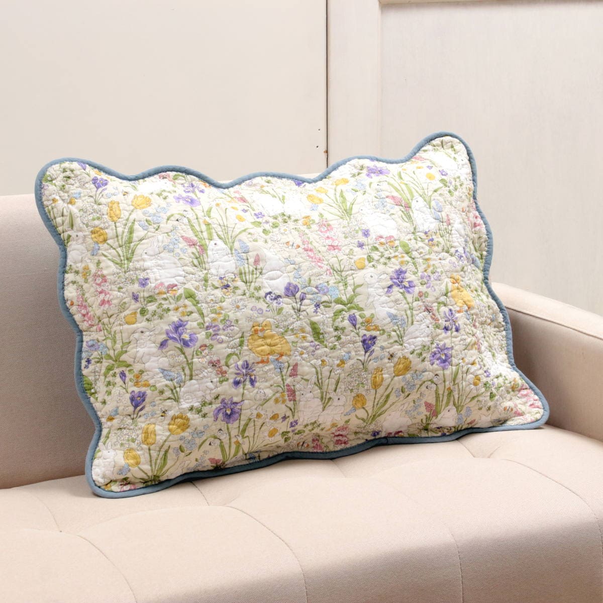 アミブルージュ,Lapin Quiltine,ラパンキルティーヌ,キルト,ピローケース,43×63