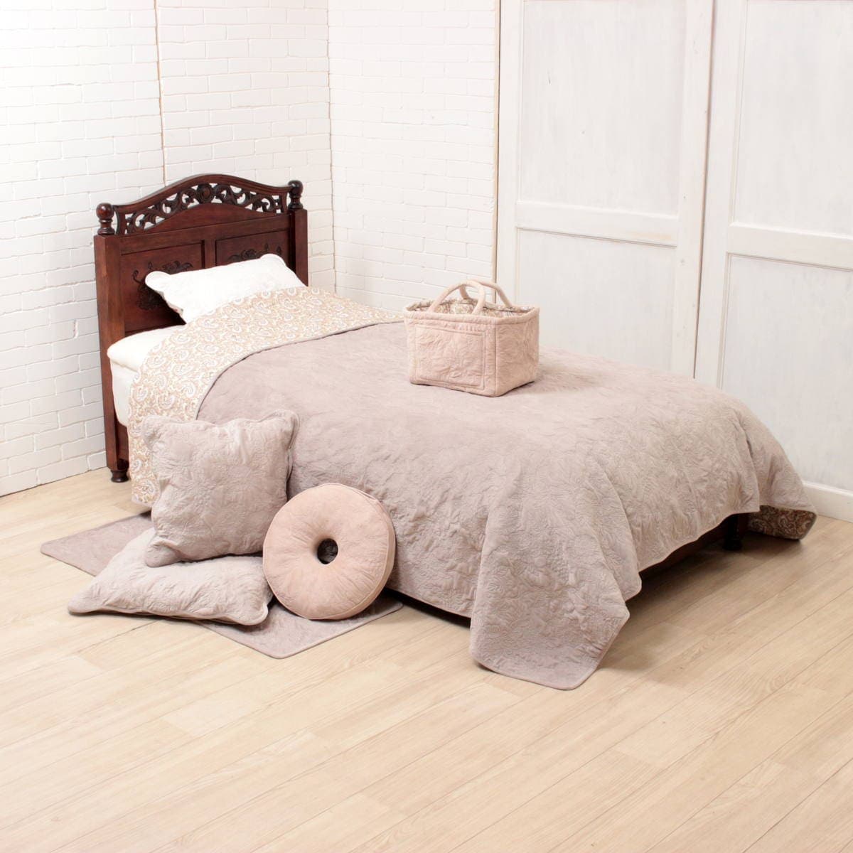 ami-brugge,Chaleur Quilt,シャルール,マイクロファイバー,キルト,無地