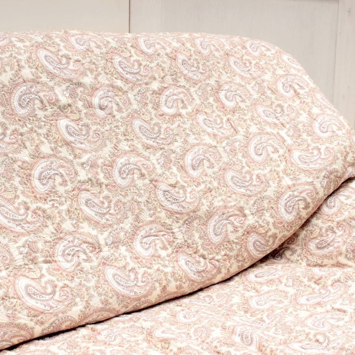 花柄マイクロファイバーキルト