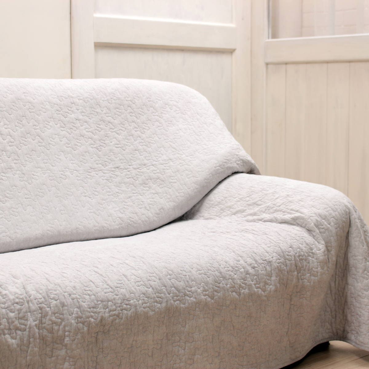 ami-brugge,接触冷感,キルティング,植物柄,マルチカバー