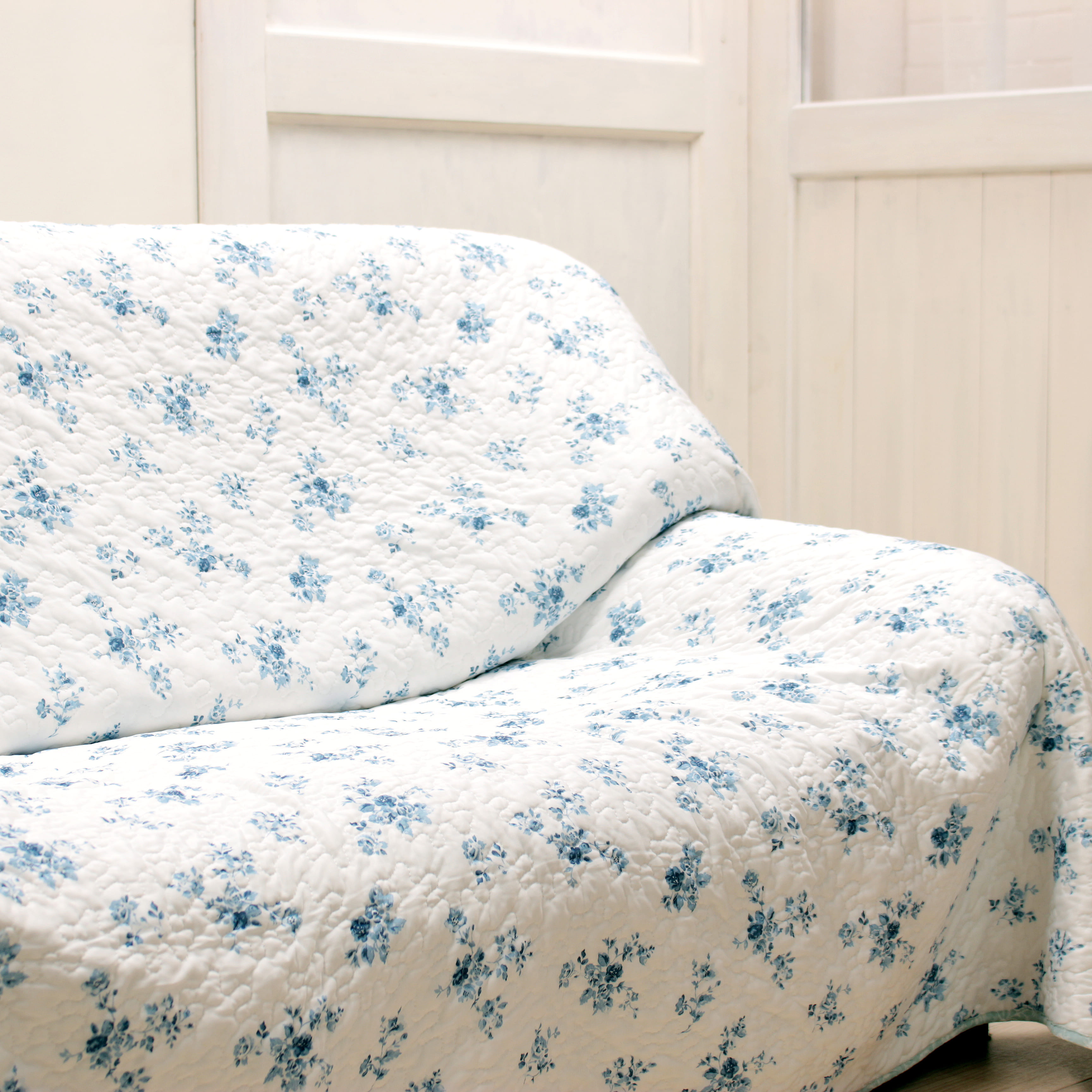 ami-brugge,接触冷感,キルティング,バラ柄,マルチカバー