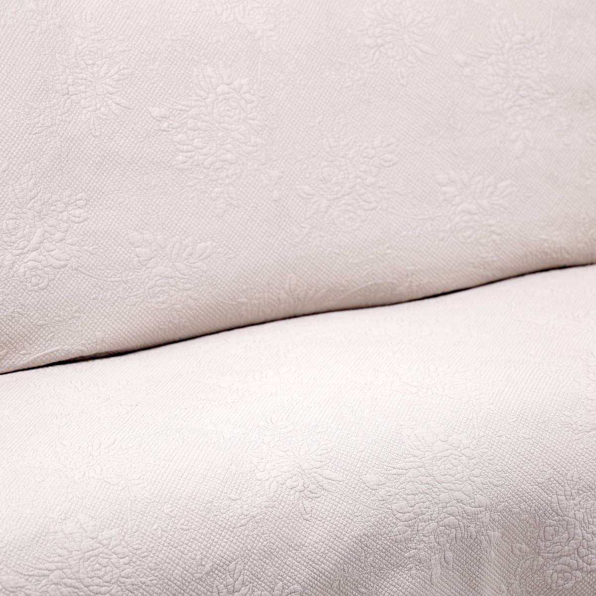 アミブルージュ 綿キルト バラ柄キルトのマルチカバー