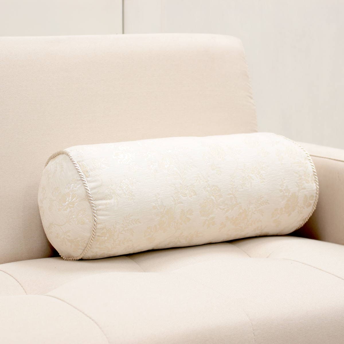 ボルスタークッション シェニール織 約18×40cm [Aurelia]｜インテリア