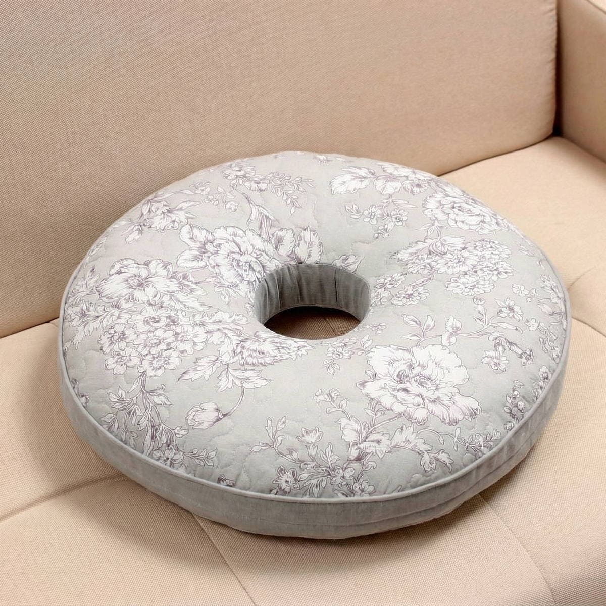 円座クッション コットンキルト 約40cm [Jardin d'Argent]｜インテリア