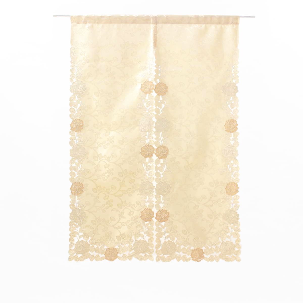 アミブルージュ,amibrugge,通販,レース,刺繍,インテリア,のれん,間仕切り,目隠し,120cm,ロング,丈