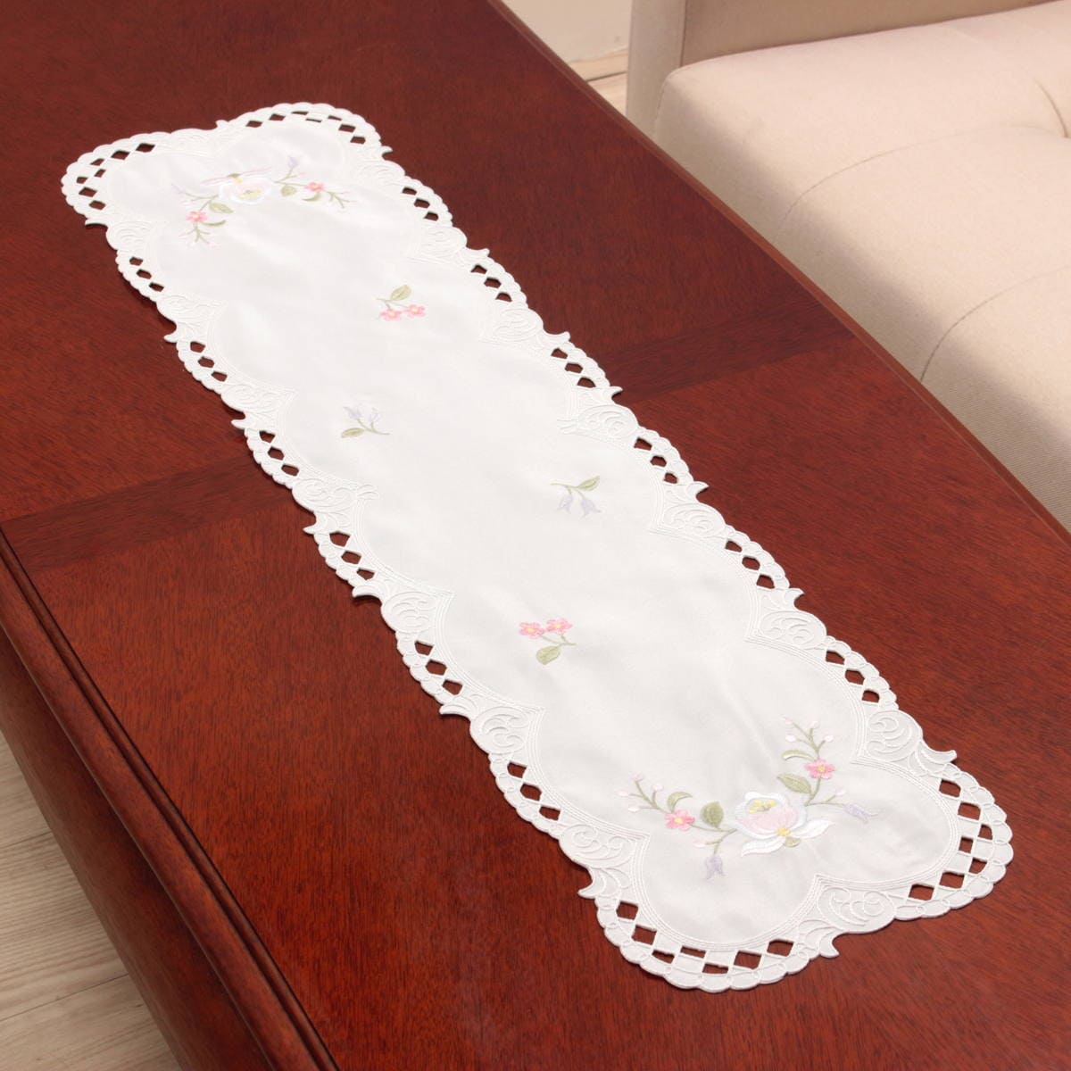 アミブルージュ,amibrugge,通販,レース,刺繍,インテリア,テーブルセンター