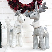 Xmas ドール トナカイ 高さ約39cm