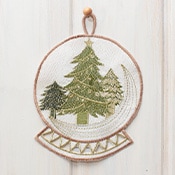 Xmas オーナメント（スノードーム） 約16×12cm