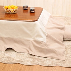 起毛素材 こたつカバー 約205×205cm