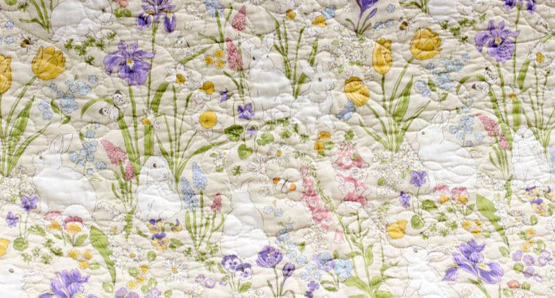 コットン,プリント,キルト,Lapin Quiltine,ラパンキルティーヌ