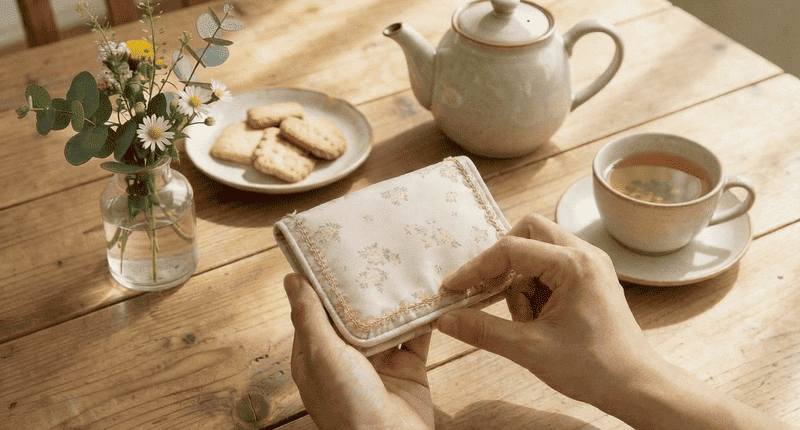 ジャカード織 フルールロゼ