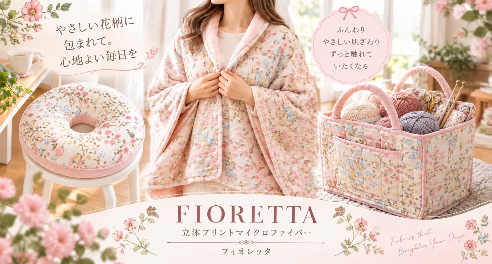 アミブルージュ,花柄、フィオレッタ